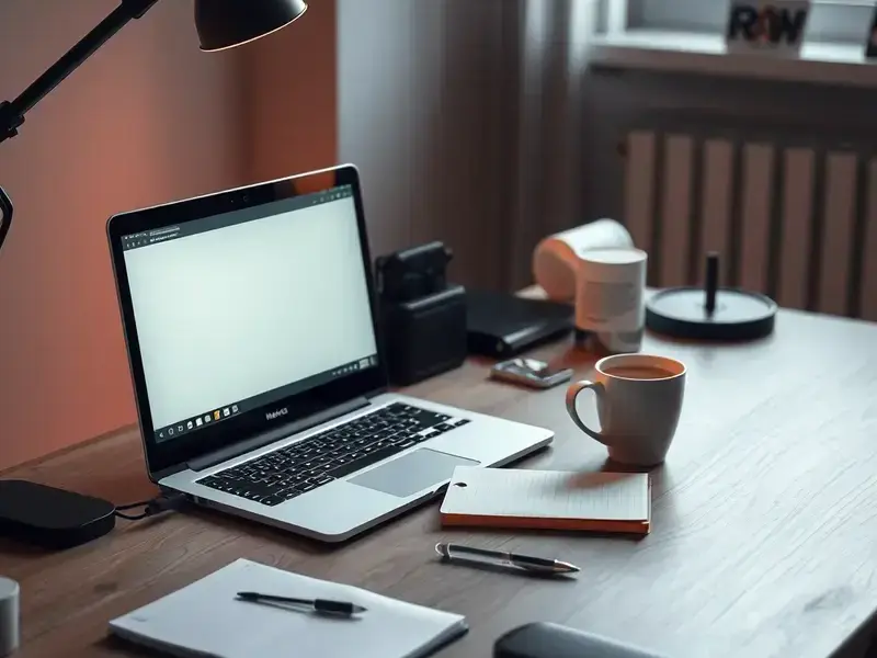 Dedicated desk workspace